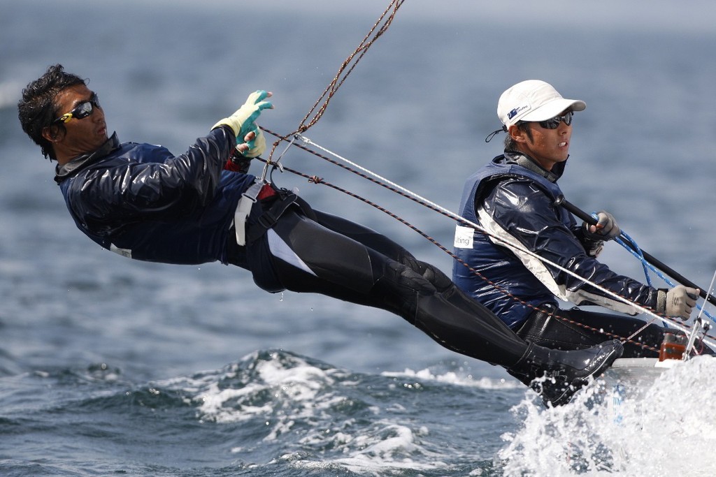Harada and Yoshida - 470 World Championship. www.per-heegaard-fotografi.dk &copy; 470 Internationale http://www.470.org